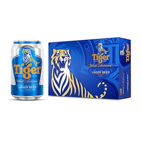 Bia Tiger nâu Lon 330ml