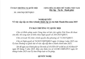 Danh sách đơn vị hành chính cấp phường, xã tỉnh Thanh Hóa (Cập nhật tháng 6/2025)