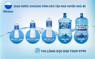 Đại lý nước khoáng Vĩnh Hảo huyện Nhà Bè, điện thoại (028) 7309 9799