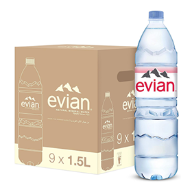 Nước suối Pháp Evian 1.5 Lít